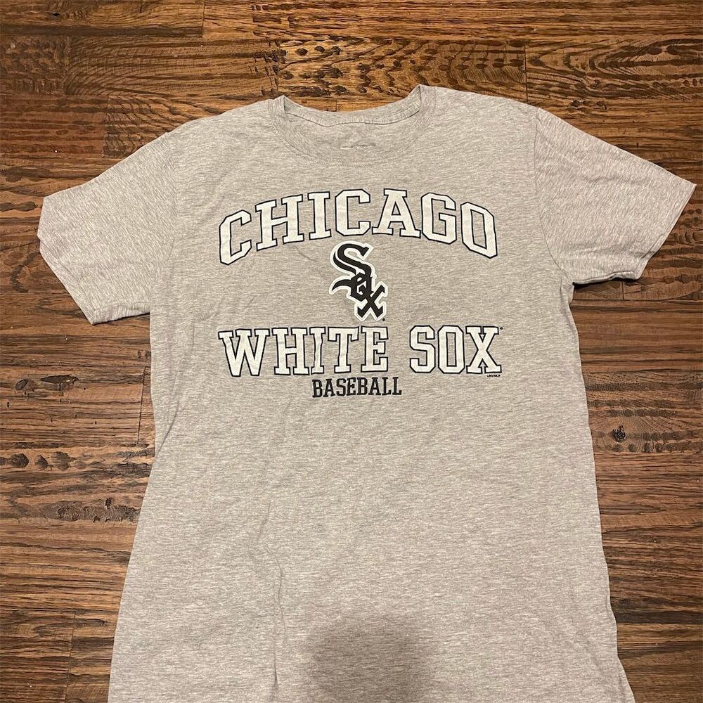 Chicago White Sox Men's Gray Graphic T-Shirt MLB Short Sleeve Size M